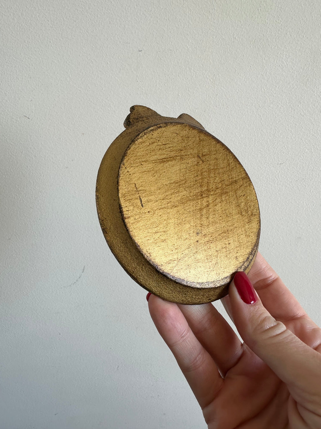 Sous verres en bois peints avec ornement petits noeuds