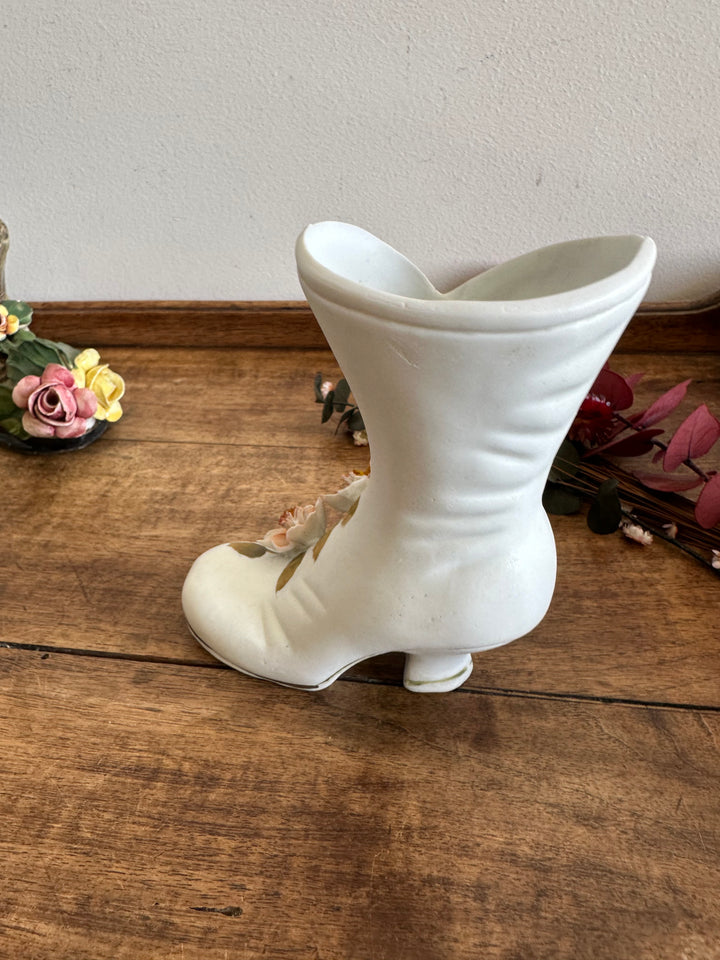 Figurines bottes en porcelaine Capodimonte