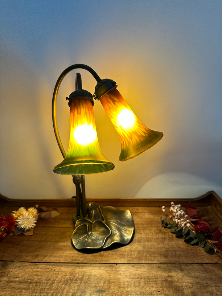Corps de lampe électrique à équiper en verre de couleur Corps de lampe électrique à équiper en verre de couleur