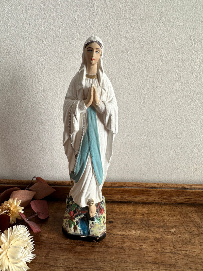 Vierge en plâtre années 60