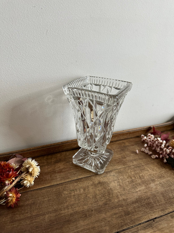 Vase en cristal de Bohème style Medicis