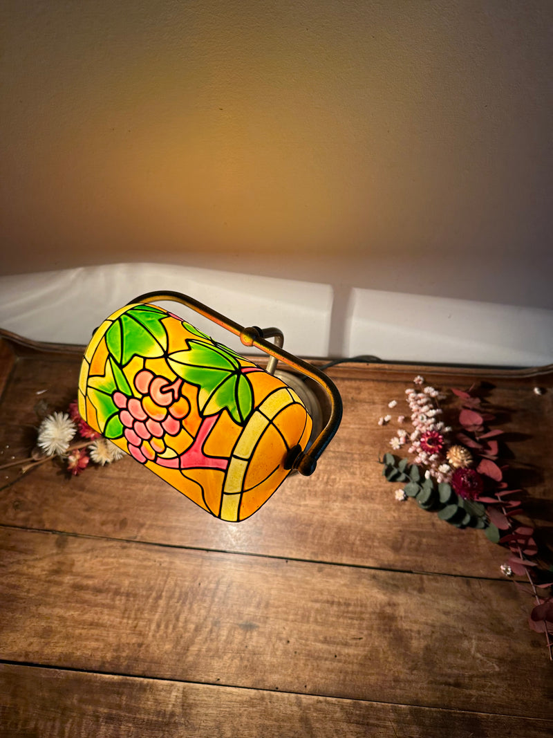 Lampe de notaire style tiffany&