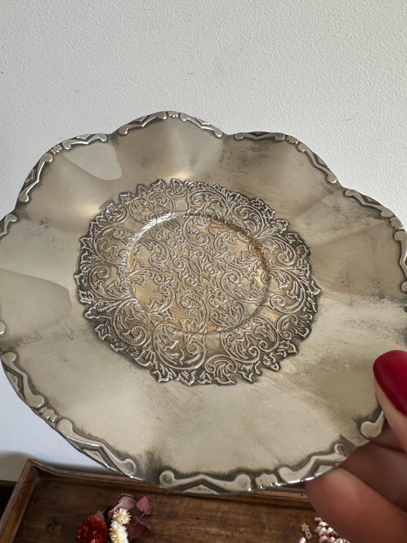 Vide poche en céramique vintage signée