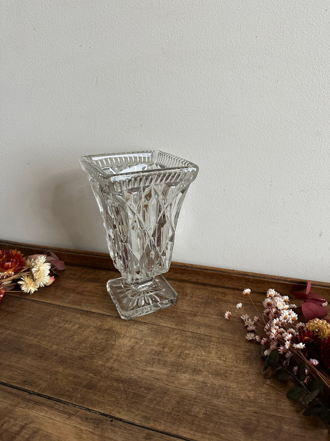 Vase en cristal de Bohème style Medicis