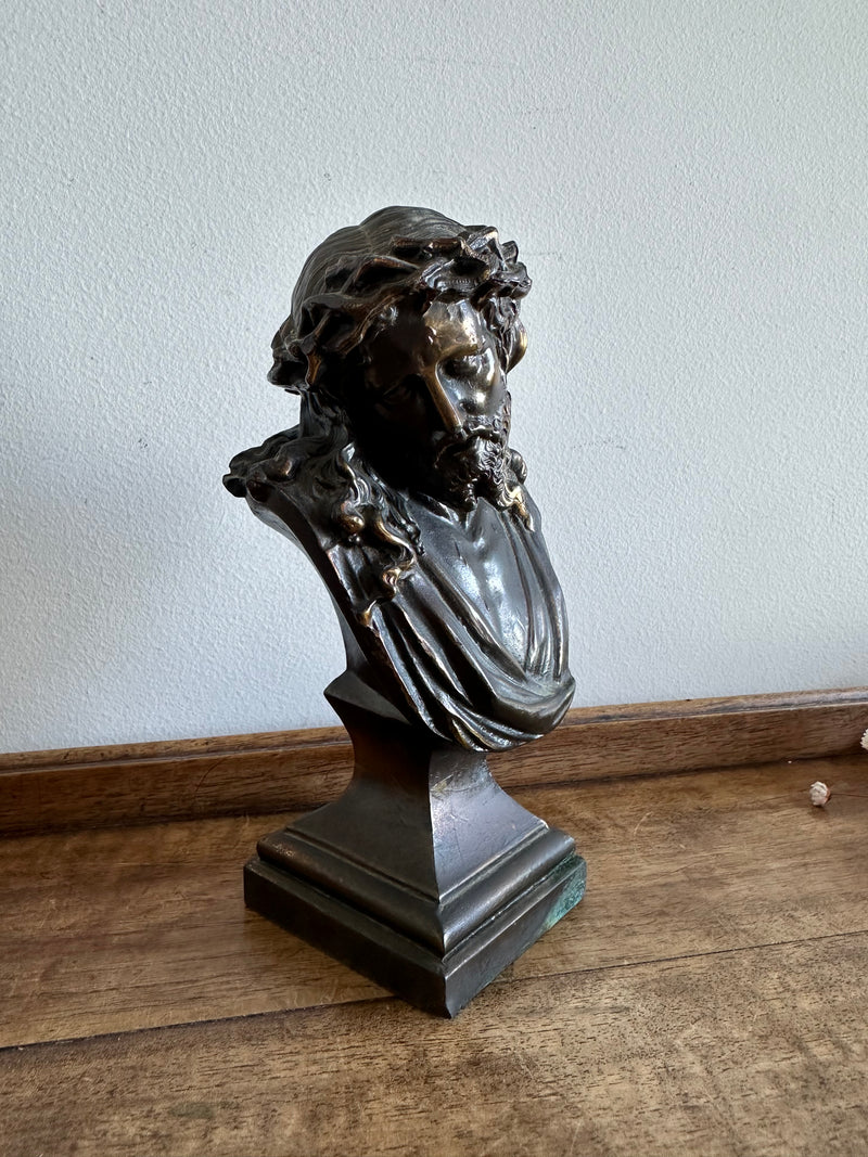 Statuette du Christ en bronze 19ème Marie Catineau