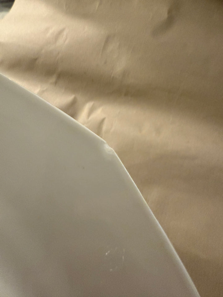 Plats de service Mavaleix et Granger Limoges motifs fleurs bleues