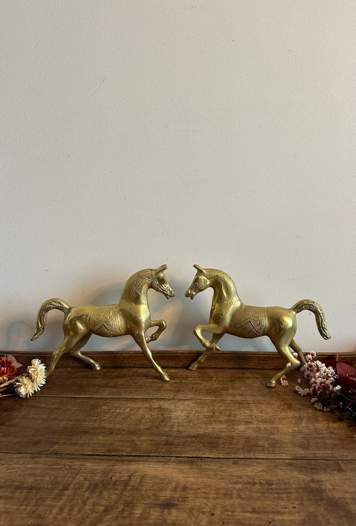 Chevaux décoratifs en bronze