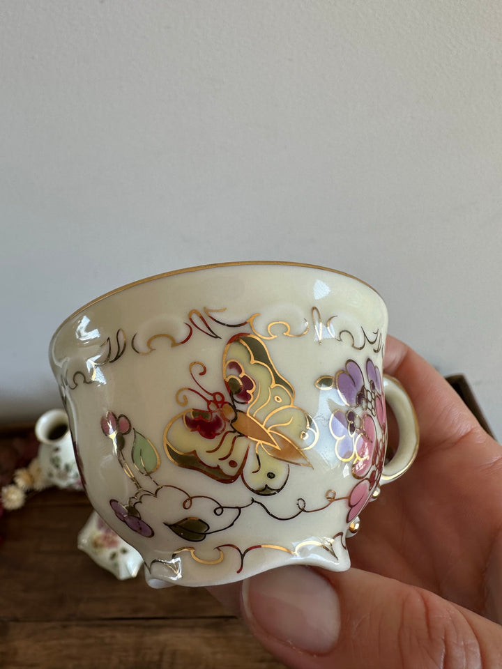 Set de 6 pièces en porcelaine Zsolnay