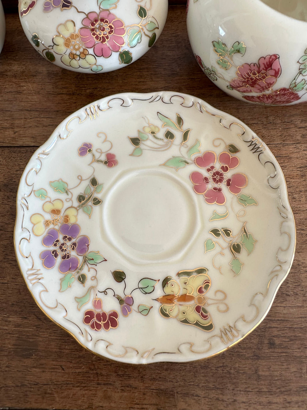 Set de 6 pièces en porcelaine Zsolnay