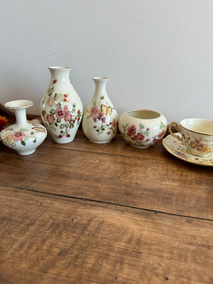 Set de 6 pièces en porcelaine Zsolnay