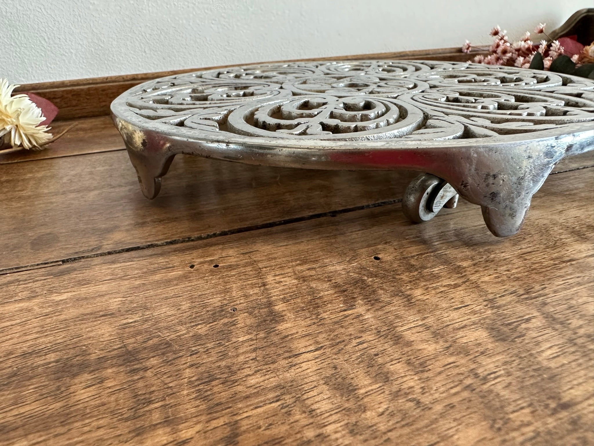 Dessous De Plat Arbre En Fonte Gris | Diamètre 21 Cm | Décoration De Table Style Sud | Marque Ambiance Sud - 13