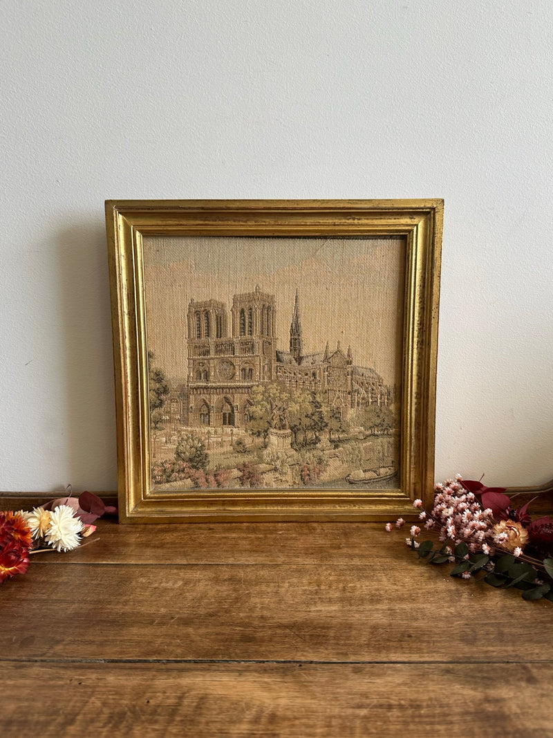 Tapisserie encadrée Notre Dame