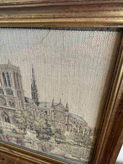 Tapisserie encadrée Notre Dame