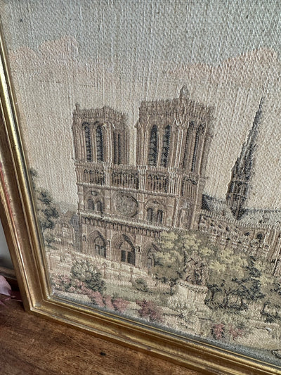 Tapisserie encadrée Notre Dame