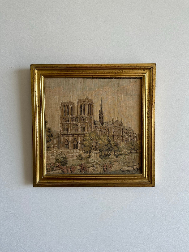 Tapisserie encadrée Notre Dame