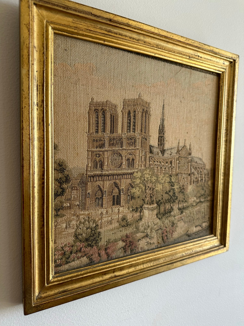 Tapisserie encadrée Notre Dame