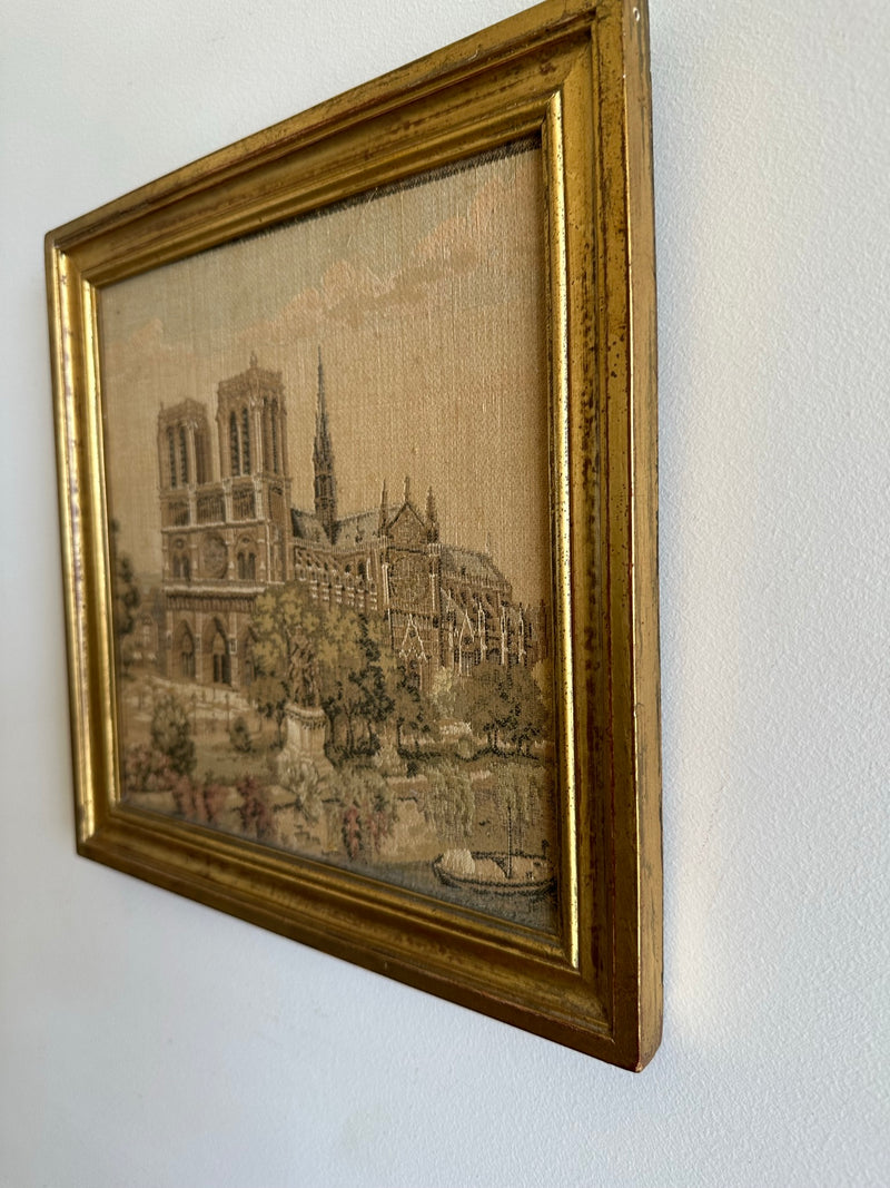 Tapisserie encadrée Notre Dame