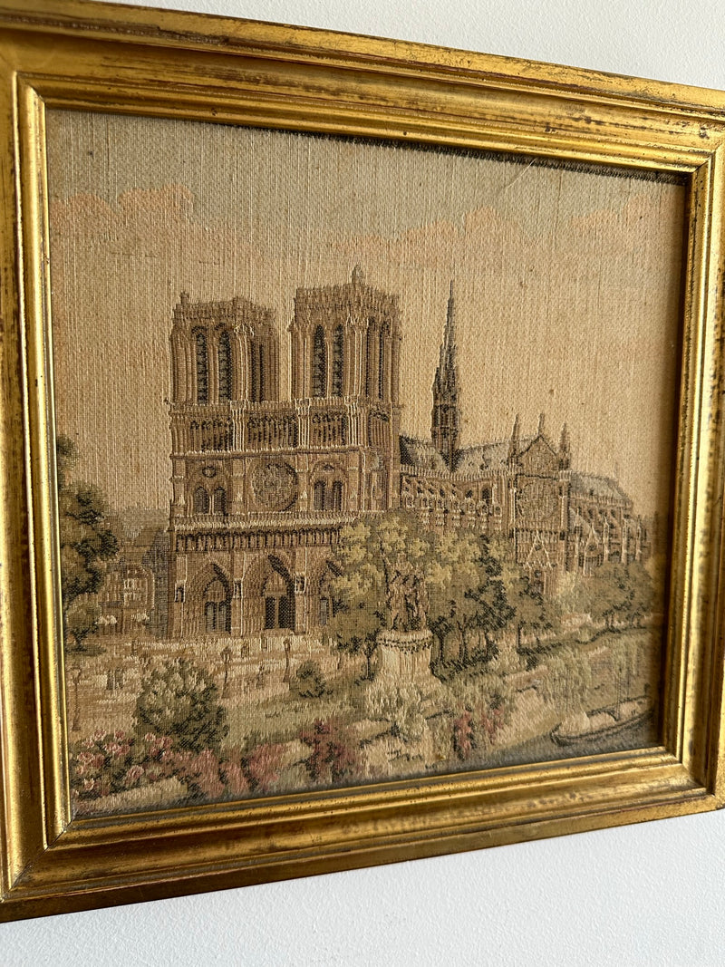 Tapisserie encadrée Notre Dame