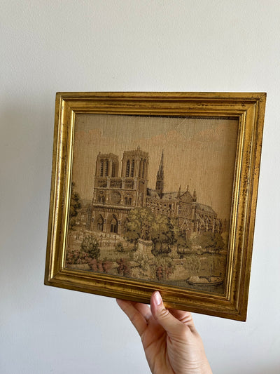 Tapisserie encadrée Notre Dame