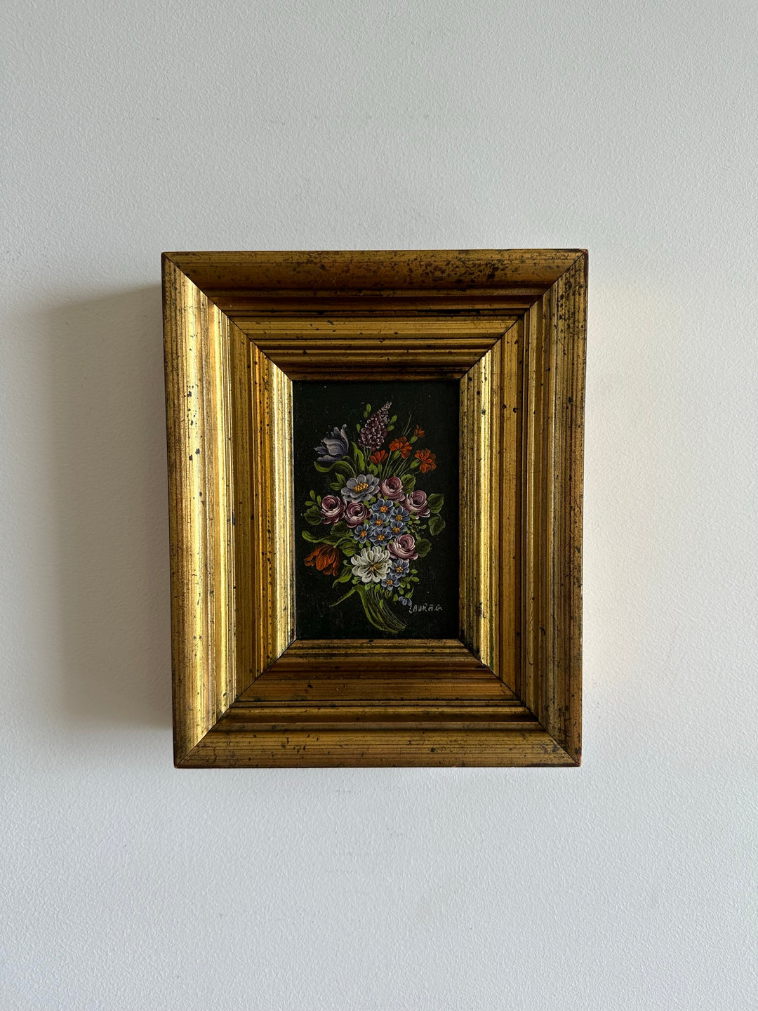 Peinture sur toile signée 1890