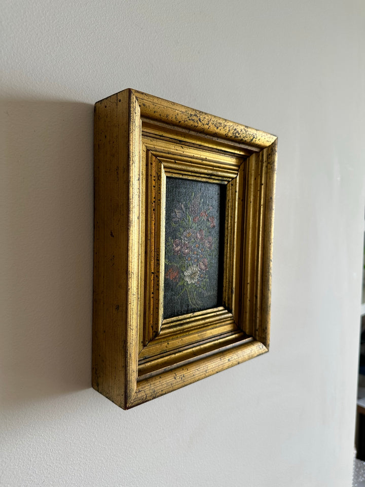 Peinture sur toile signée 1890