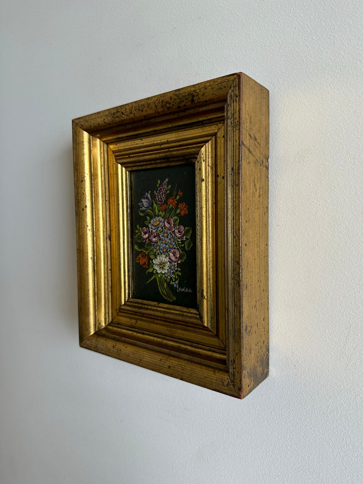 Peinture sur toile signée 1890