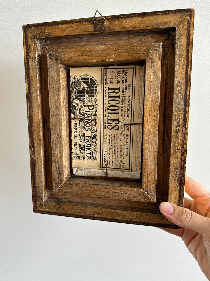Peinture sur toile signée 1890
