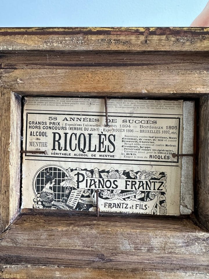 Peinture sur toile signée 1890