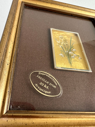 Chromolithographies d'Art à la feuille d'or