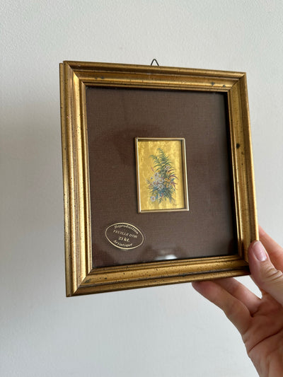 Chromolithographies d'Art à la feuille d'or