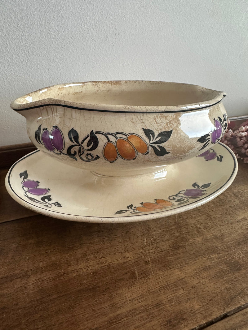 Ravier en porcelaine de Longchamp Modèle Dieppe