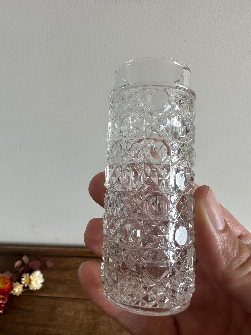 Flacon en cristal baccarat et laiton