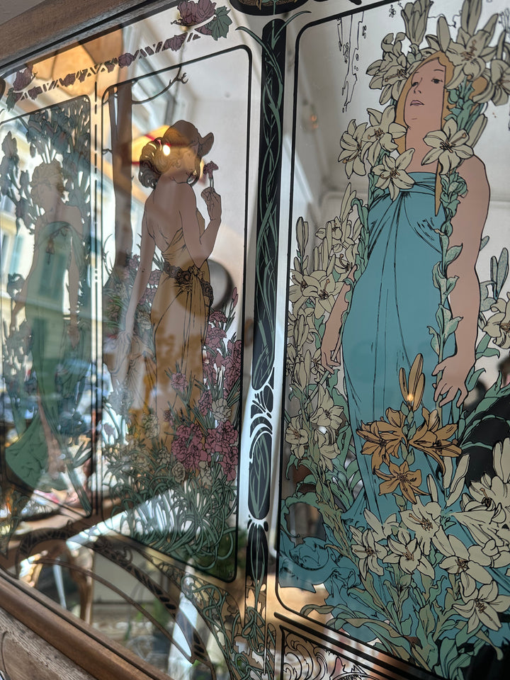 Miroirs illustration Mucha