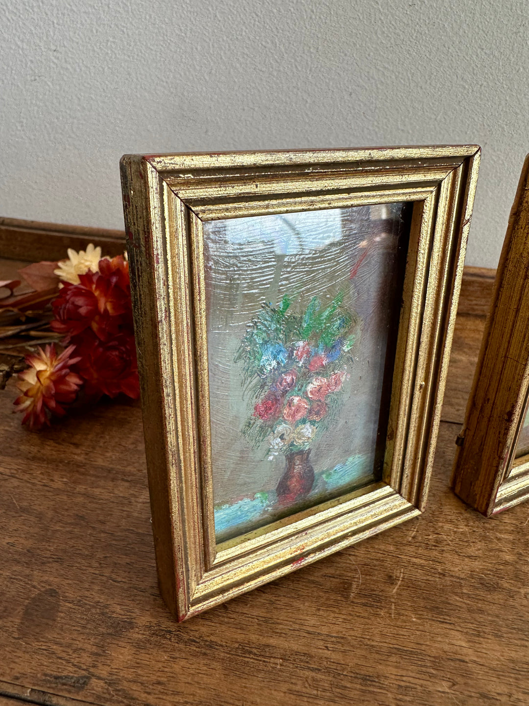 Peintures florale dans cadres à poser