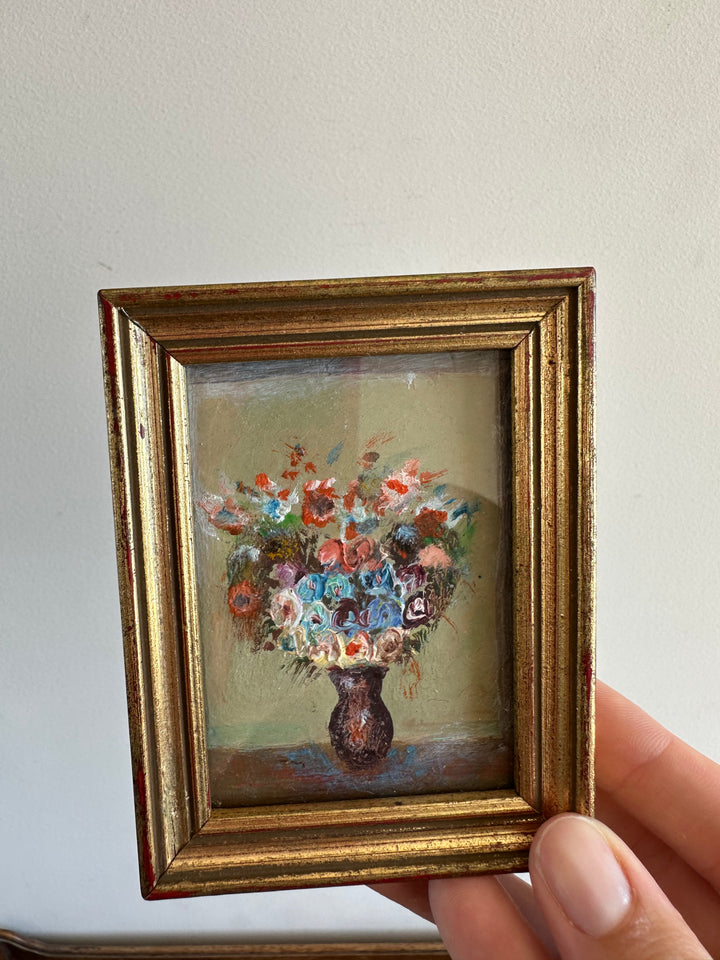 Peintures florale dans cadres à poser