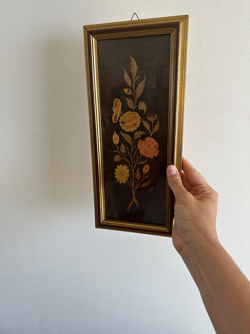 ANCIEN TABLEAU HUILE sur bois encadrement magnifique bois stuc doré ANCIEN TABLEAU HUILE sur bois encadrement magnifique bois stuc doré
