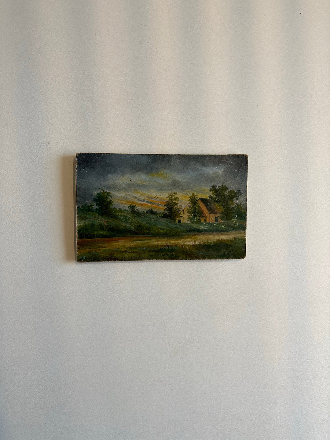 Peintures paysages de campagne fin 19ème