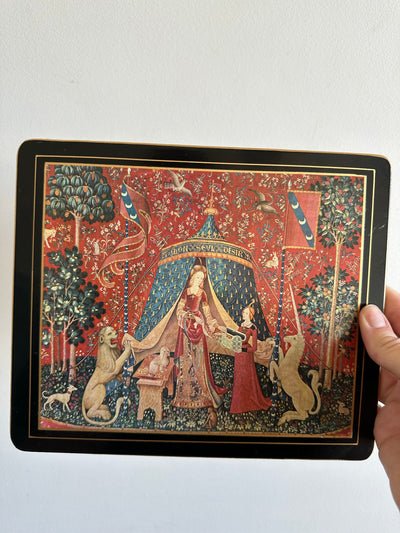 Dessous de plat La Dame à la licorne années 70