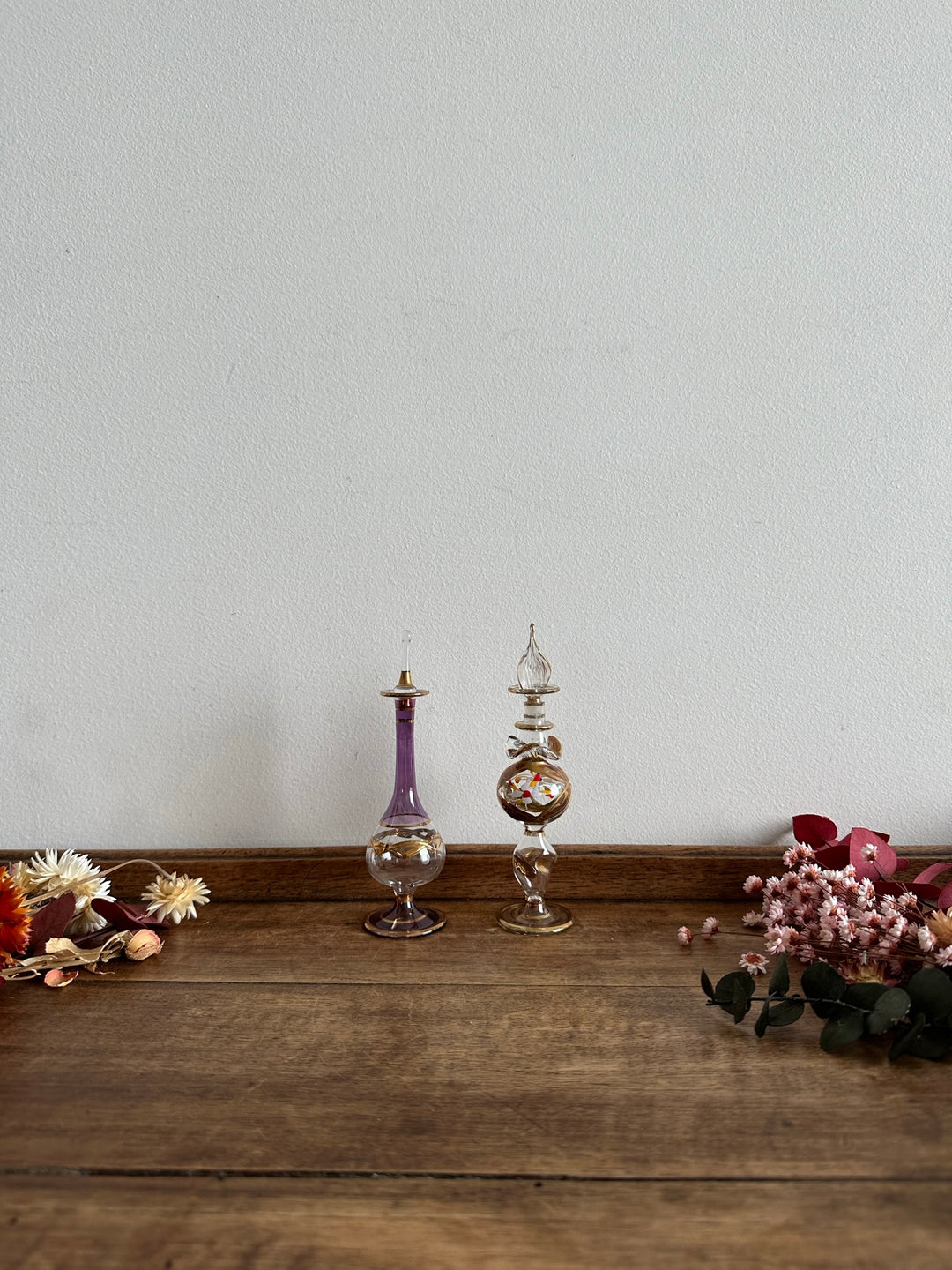 Fioles à parfum égyptiennes vintage