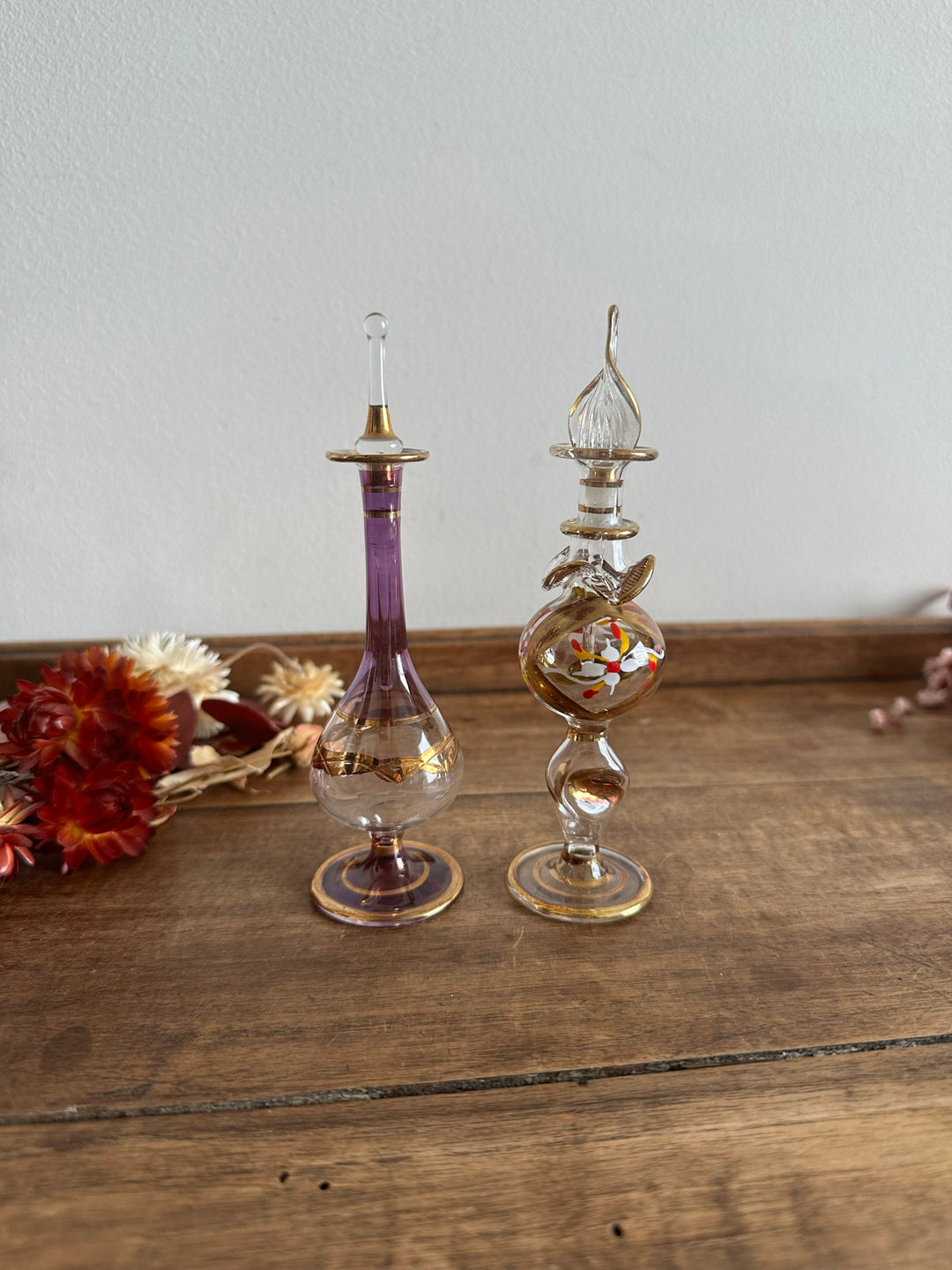 Fioles à parfum égyptiennes vintage