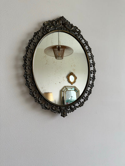 Miroir armature sculptée ajourée