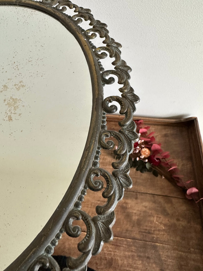 Miroir armature sculptée ajourée