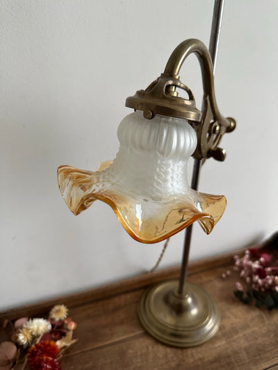 Lampe de bureau col de cygne 1900