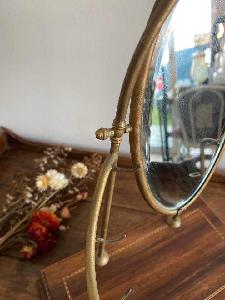 Coiffeuse de chambre années 1900 avec miroir biseauté