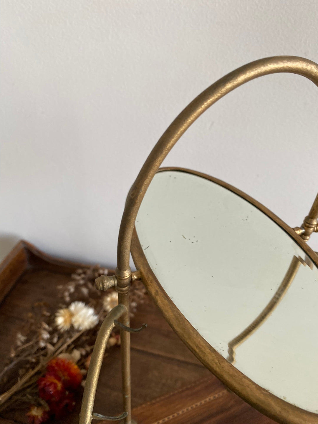 Coiffeuse de chambre années 1900 avec miroir biseauté