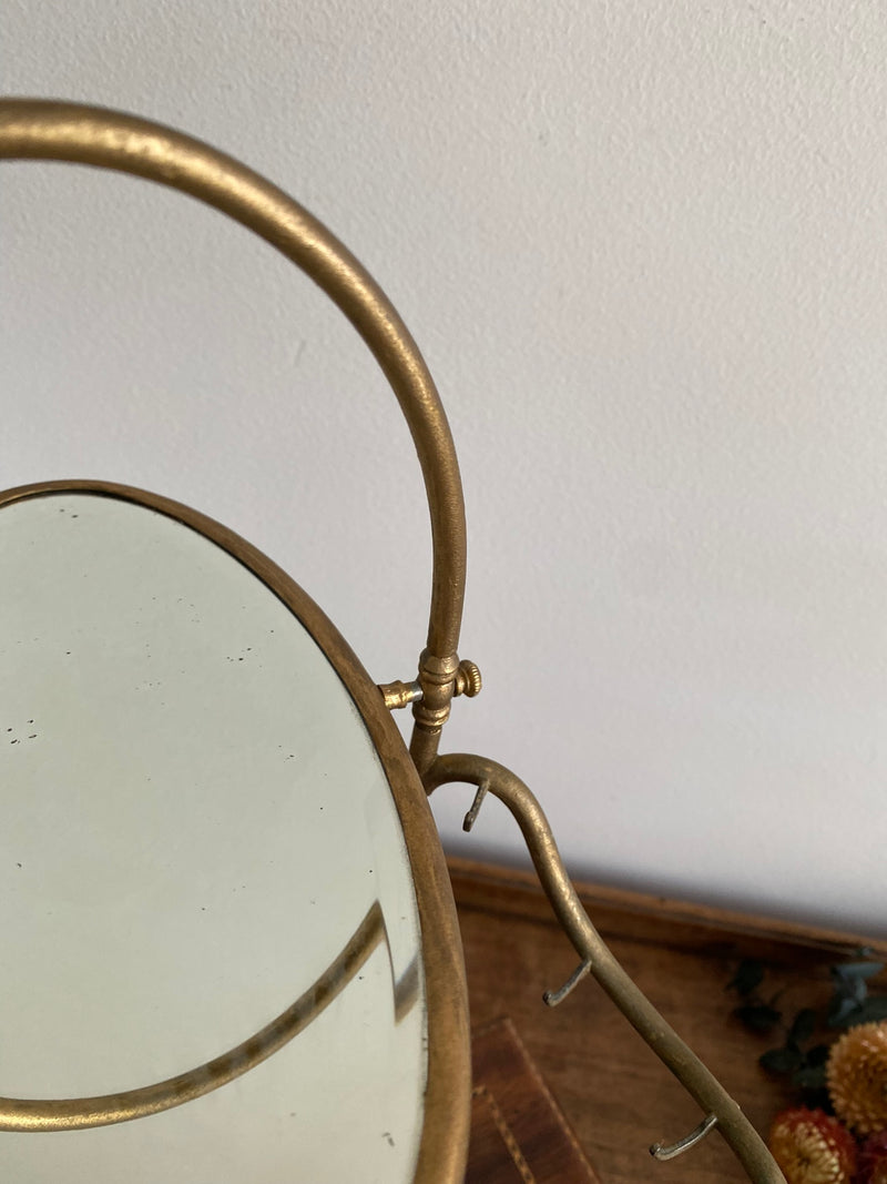 Coiffeuse de chambre années 1900 avec miroir biseauté