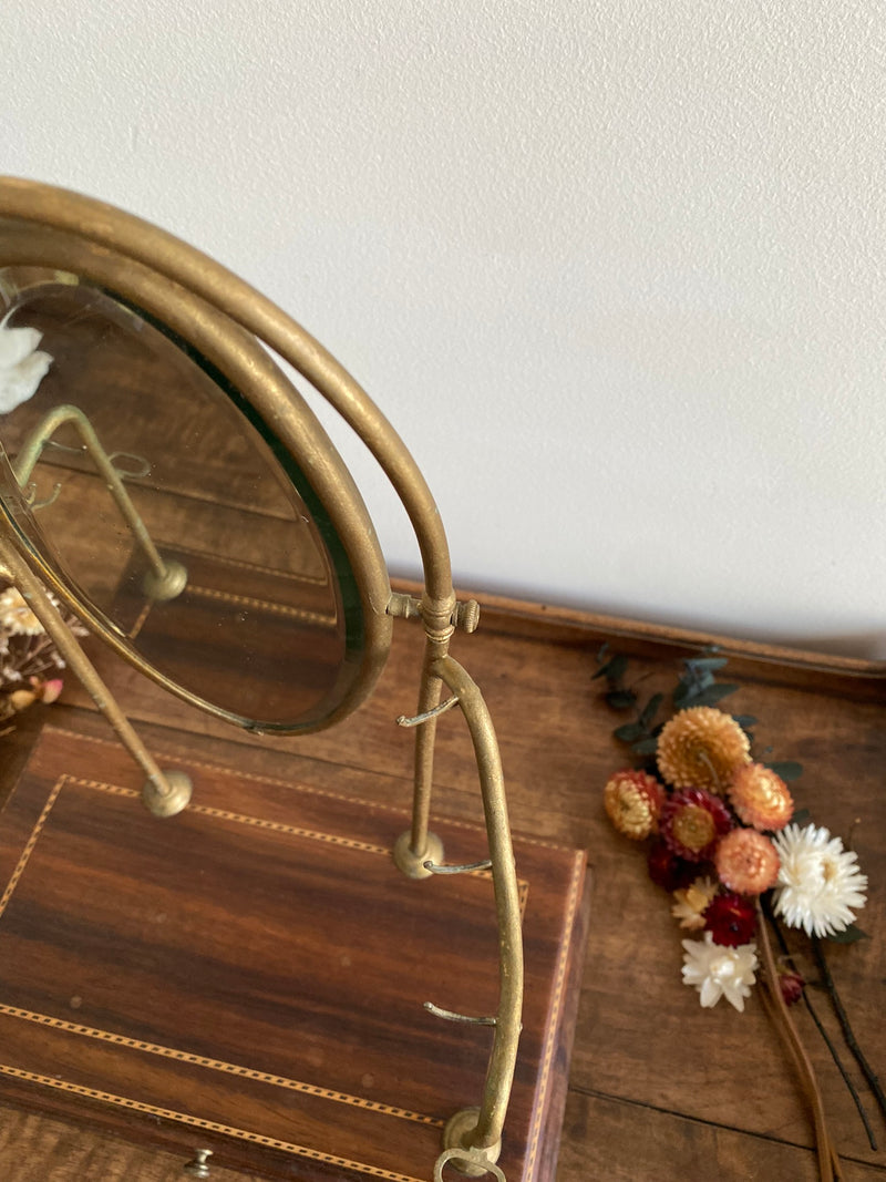 Coiffeuse en Acajou avec Miroir, Pays-Bas, 1950s en vente sur Coiffeuse en Acajou avec Miroir, Pays-Bas, 1950s en vente sur