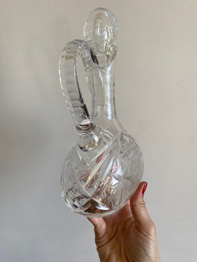 Carafe en cristal ciselé