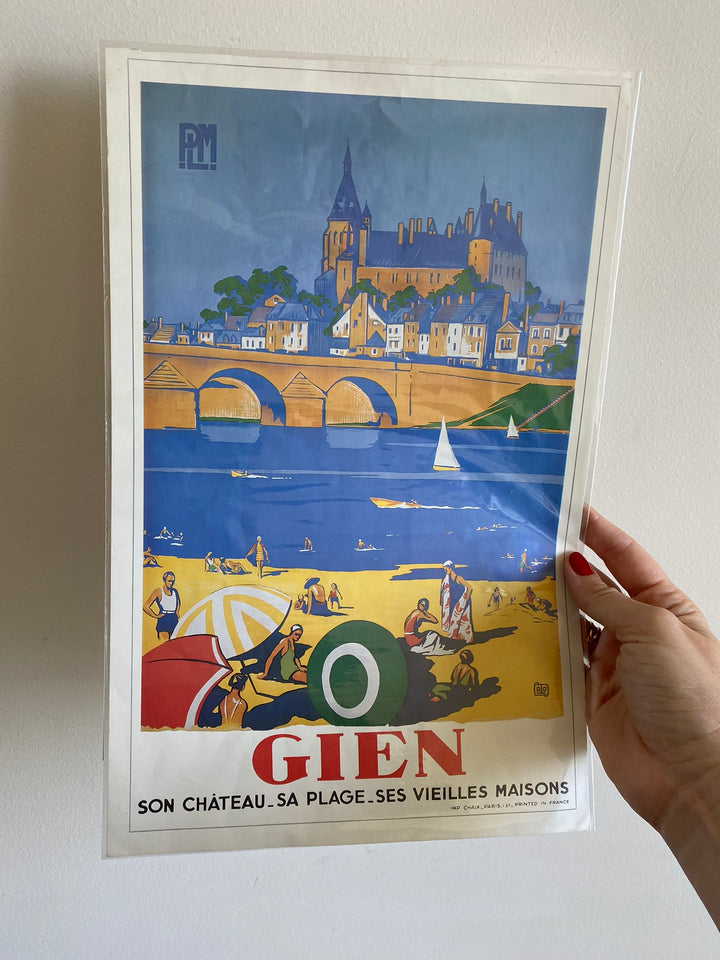 Affiches de voyage compagnie des chemin de fer française PLM