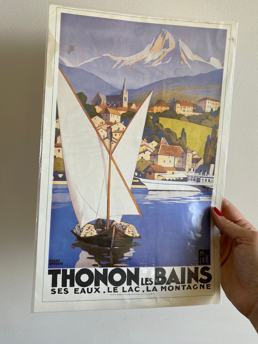 Affiches de voyage compagnie des chemin de fer française PLM